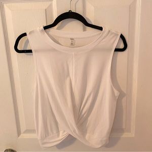 Beyond Yoga Featherweight Cropped Tank Top White Size XL